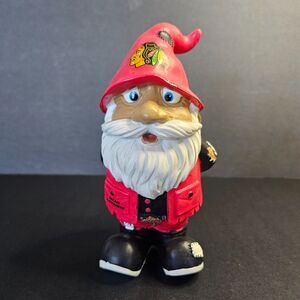 Chicago Blackhawks NHL Hockey Gnome, 7" Sports Figurine